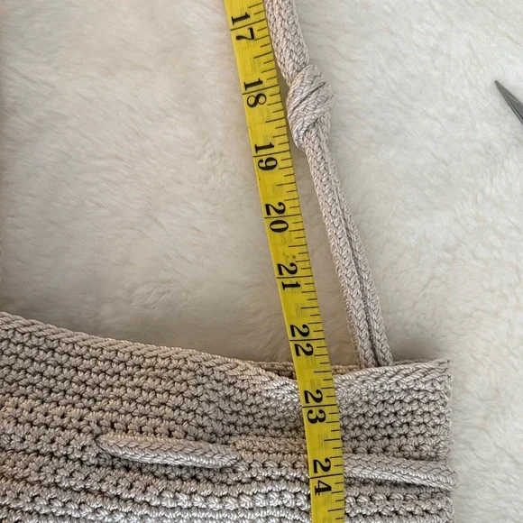 The Sak Sayulita Cream Crochet Crossbody Bag with Multicolor Beading - Picture 10 of 13